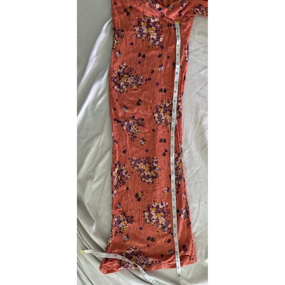 Hippie Laundry Women's Floral Print Wide Palazzo Pants Drawstring Waist Size XS - Picture 2 of 5